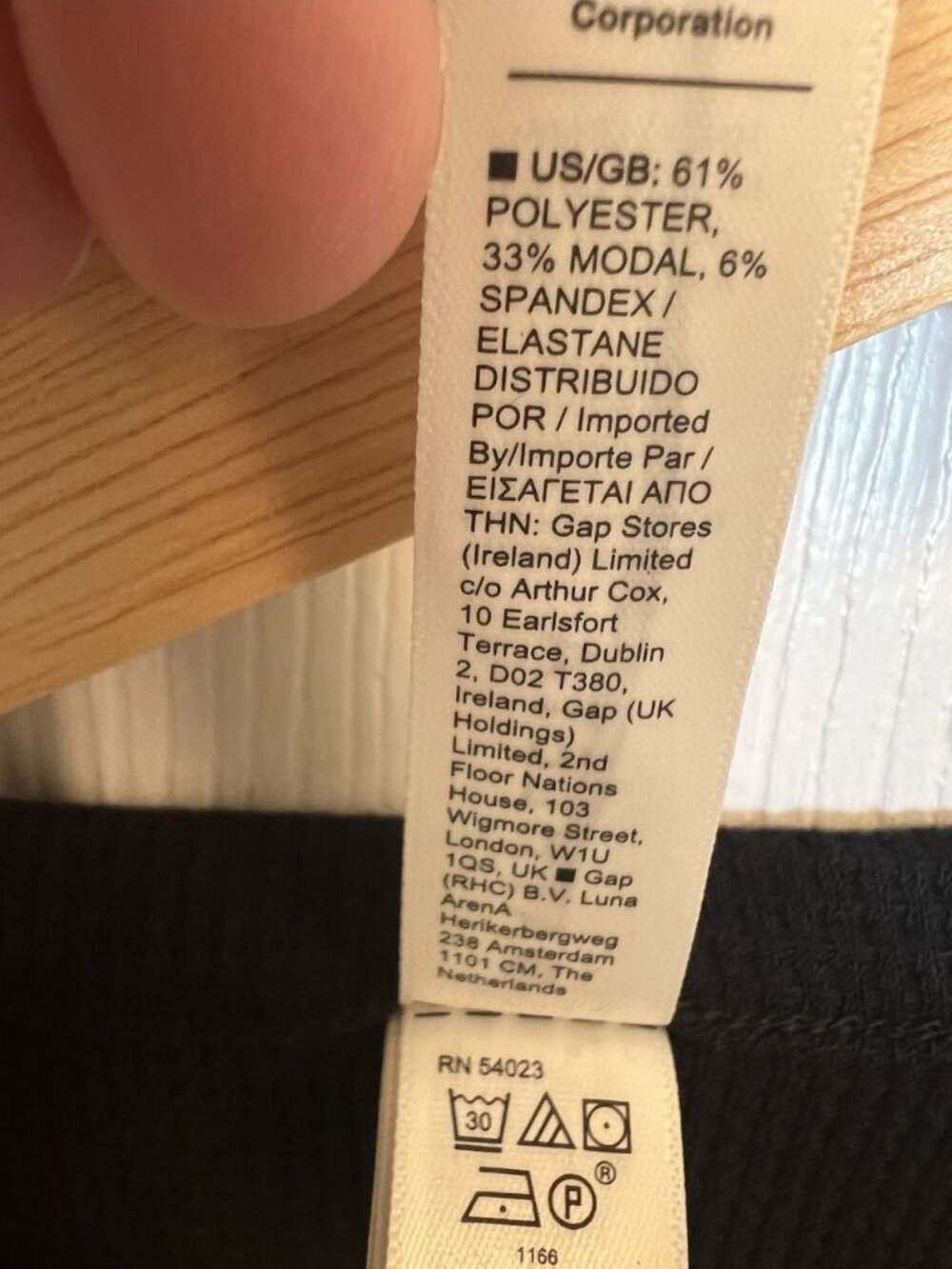 Athleta Women's Wind Down Sleep Top Henley Large Black Modal Soft Stretch NWT - Picture 10 of 10